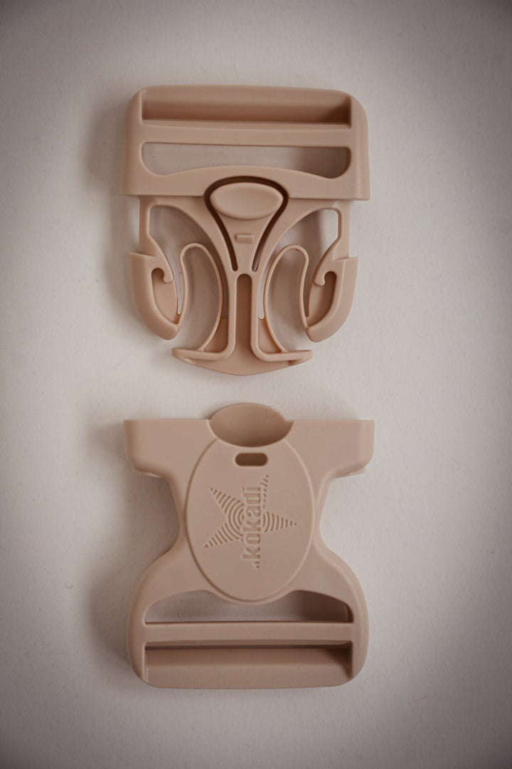 Gesp stersluiting crème 50mm - KOKADI