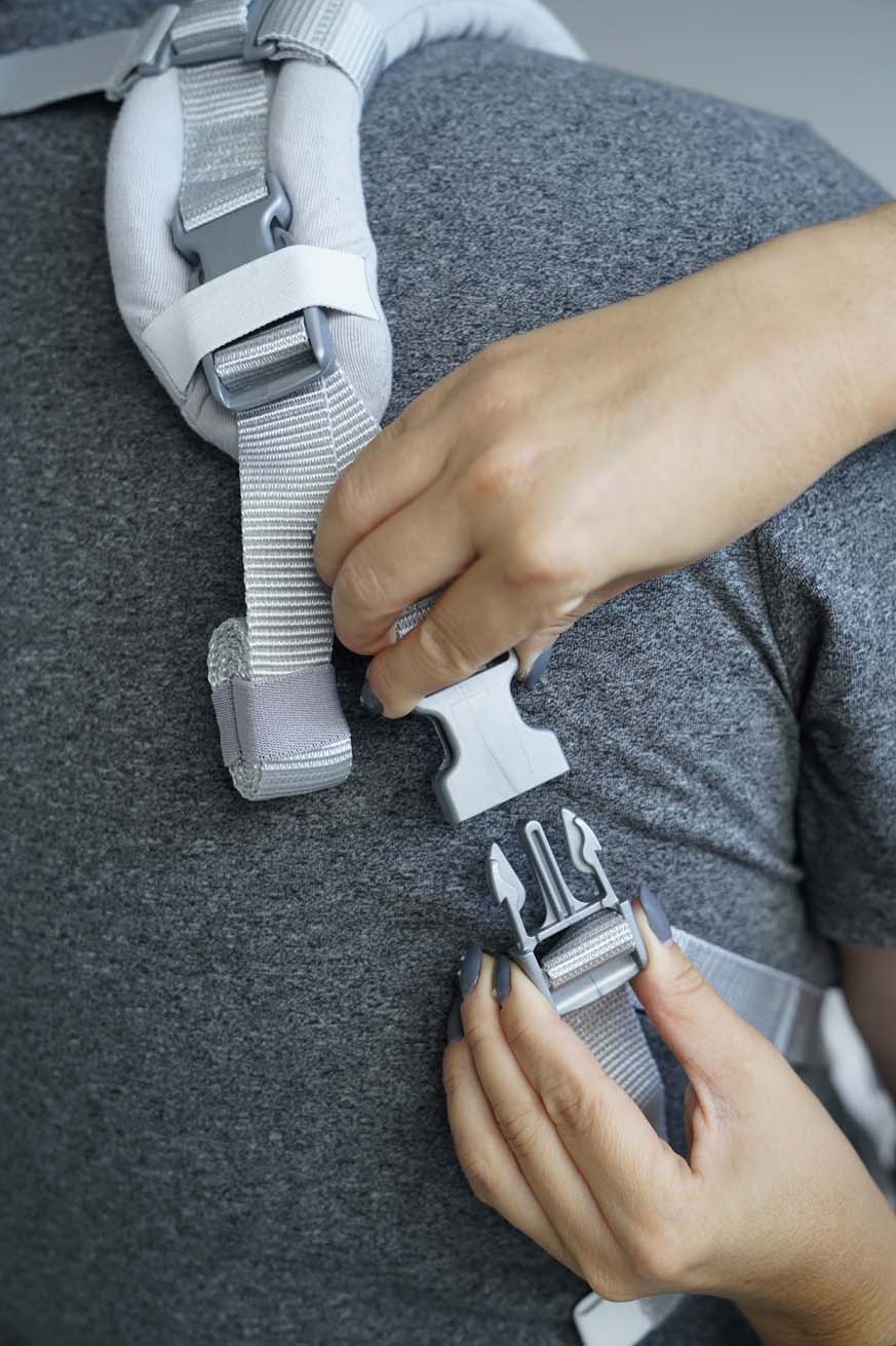 Verlenggesp schouderband Silverline glanzend - KOKADI