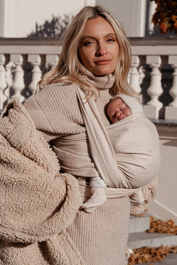 Draagdoek Heart2Heart Crème - KOKADI