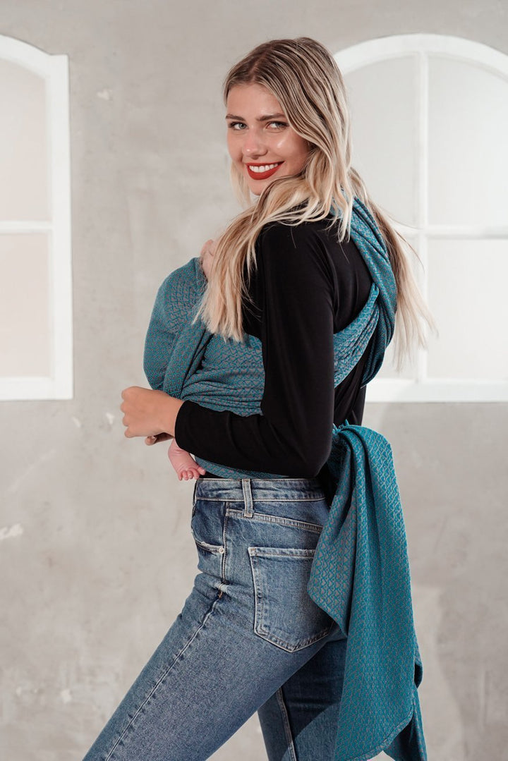 Draagdoek Heart2Heart-lagune - KOKADI