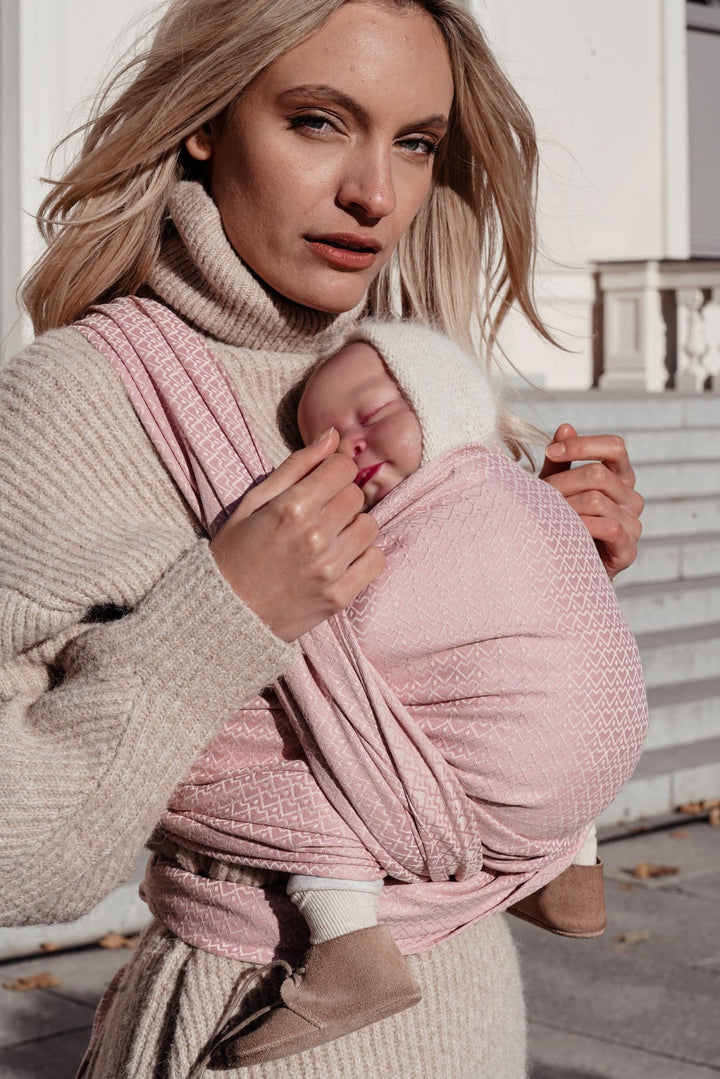 Draagdoek Heart2Heart Rosé - KOKADI