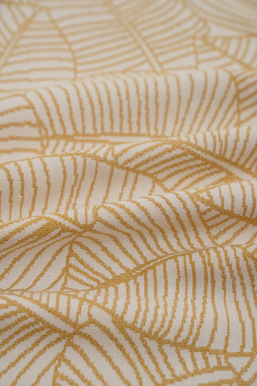 Knuffelige doek/sjaal gouden bladeren