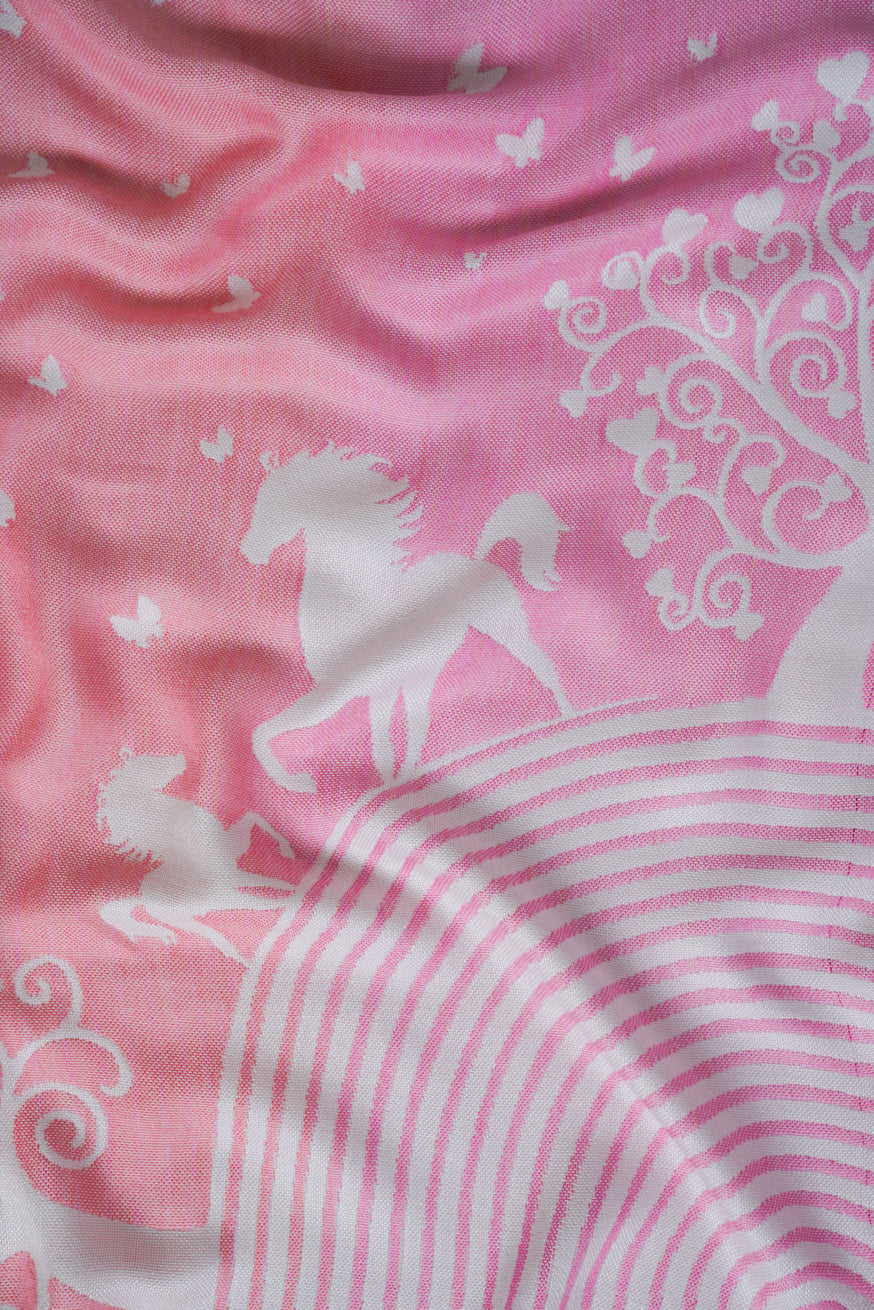 Knuffelige doek/sjaal wonderhendel lola