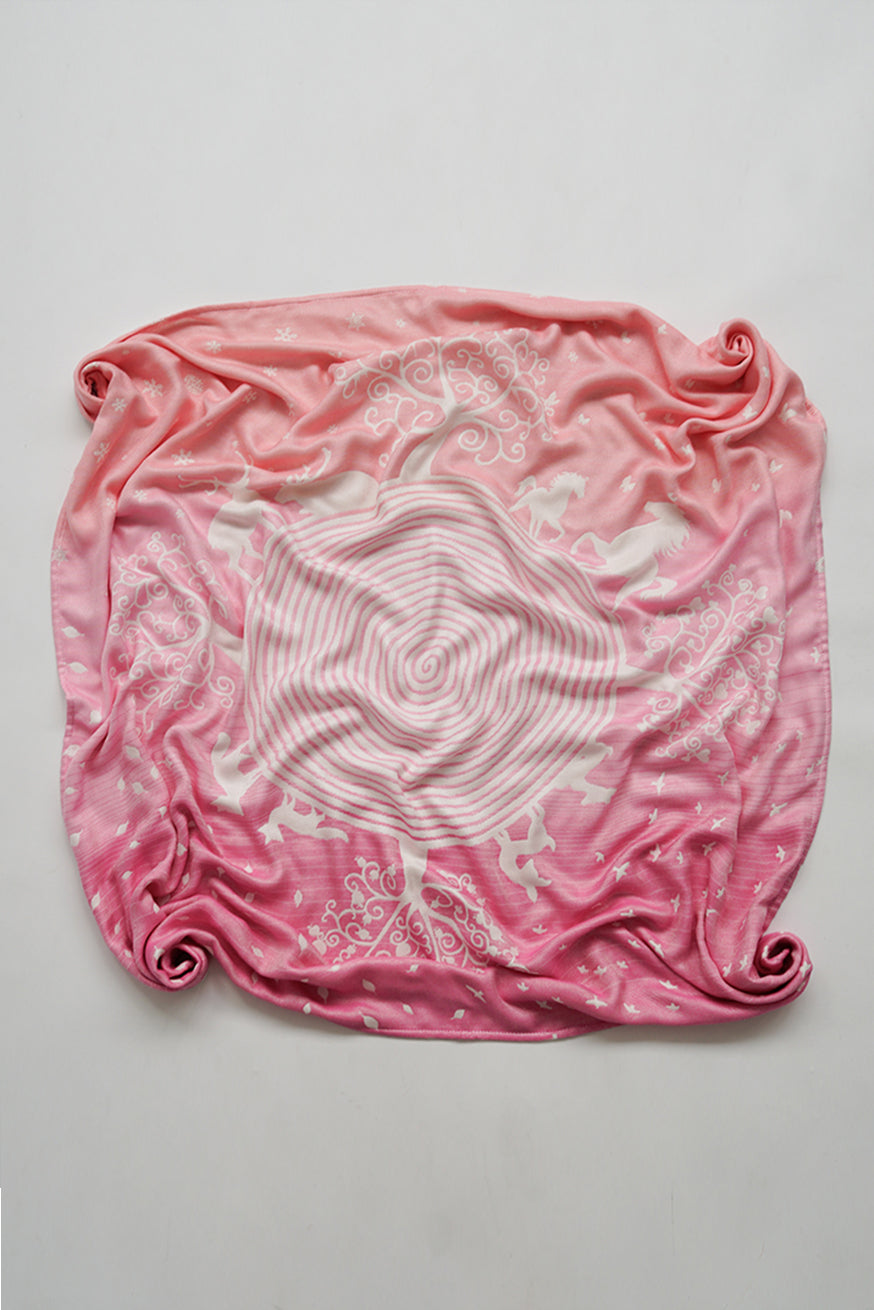 Knuffelige doek/sjaal wonderhendel lola